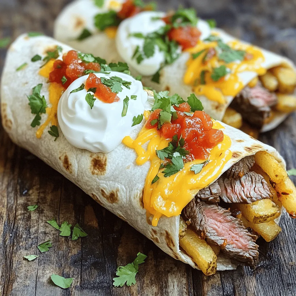 Steak &#038; Cheese Dirty Fry Burritos Savory Treat Today