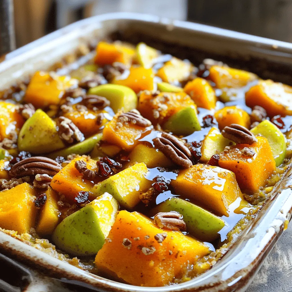 Butternut Squash Apple Bake Flavorful Fall Dish