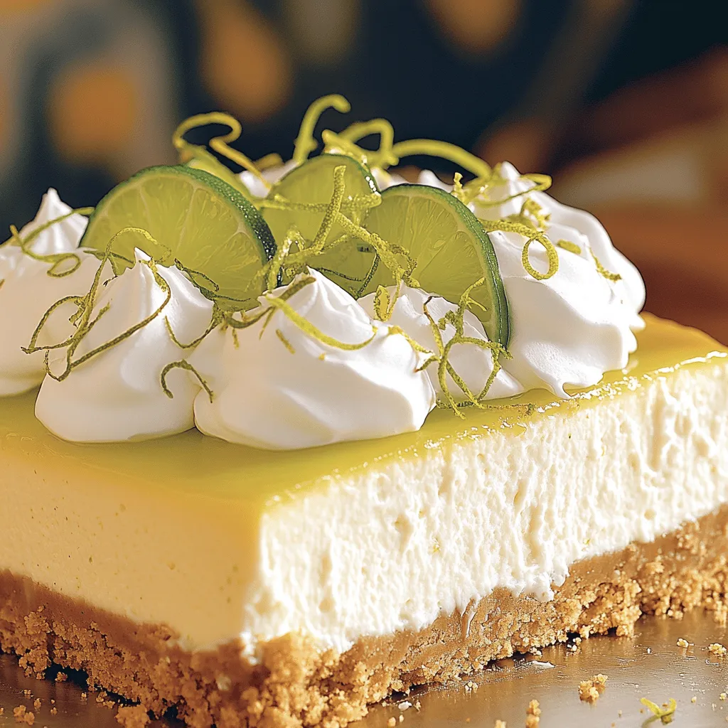 Key Lime Cheesecake Delightfully Creamy Treat