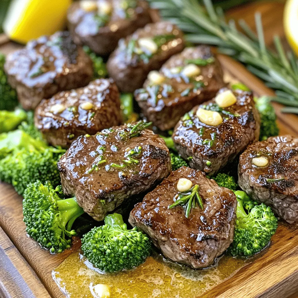 Minute Garlic Butter Steak Bites &#038; Broccoli Delight