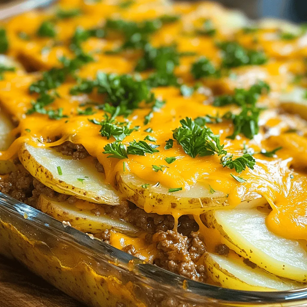 Hamburger Potato Casserole Flavorful and Hearty Meal