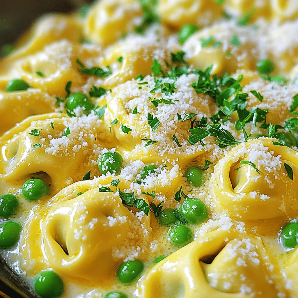 Tortellini Carbonara Comforting and Creamy Dish
