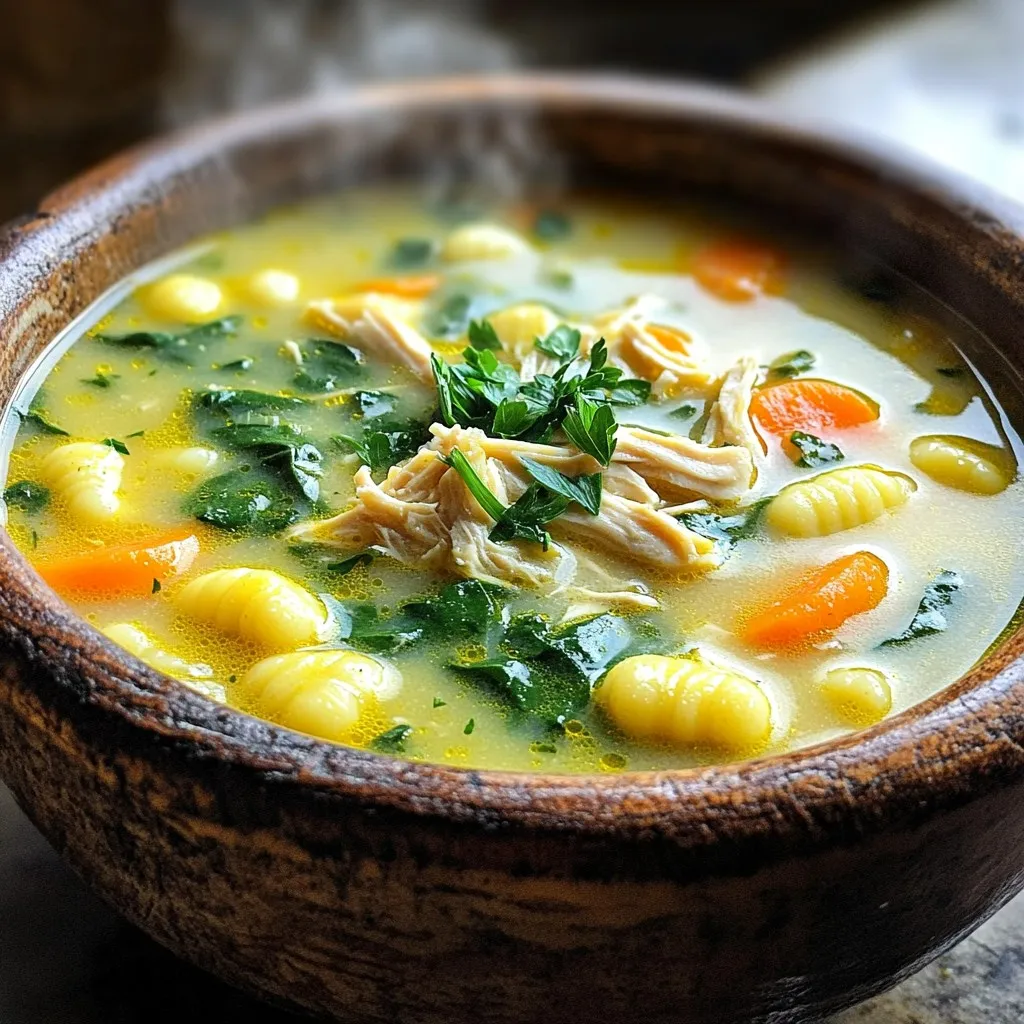 Slow Cooker Chicken Gnocchi Soup Comfort in a Bowl
