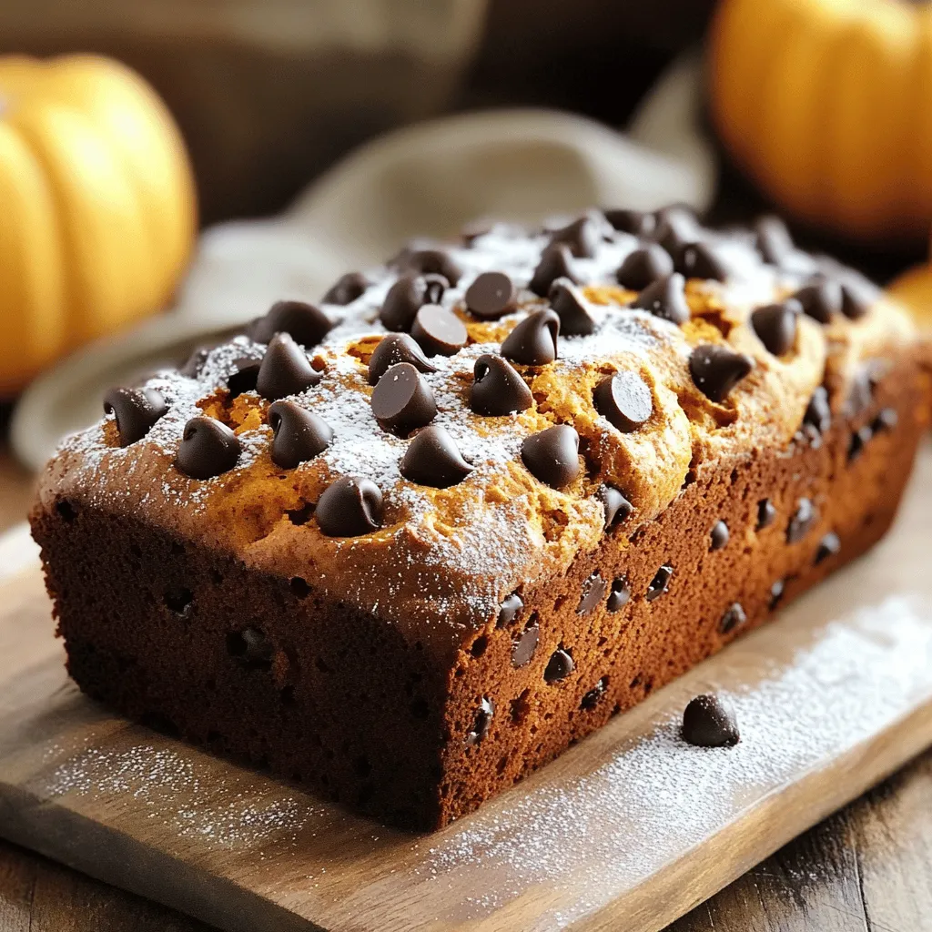 Moist Pumpkin Chocolate Chip Bread Easy and Tasty Recipe