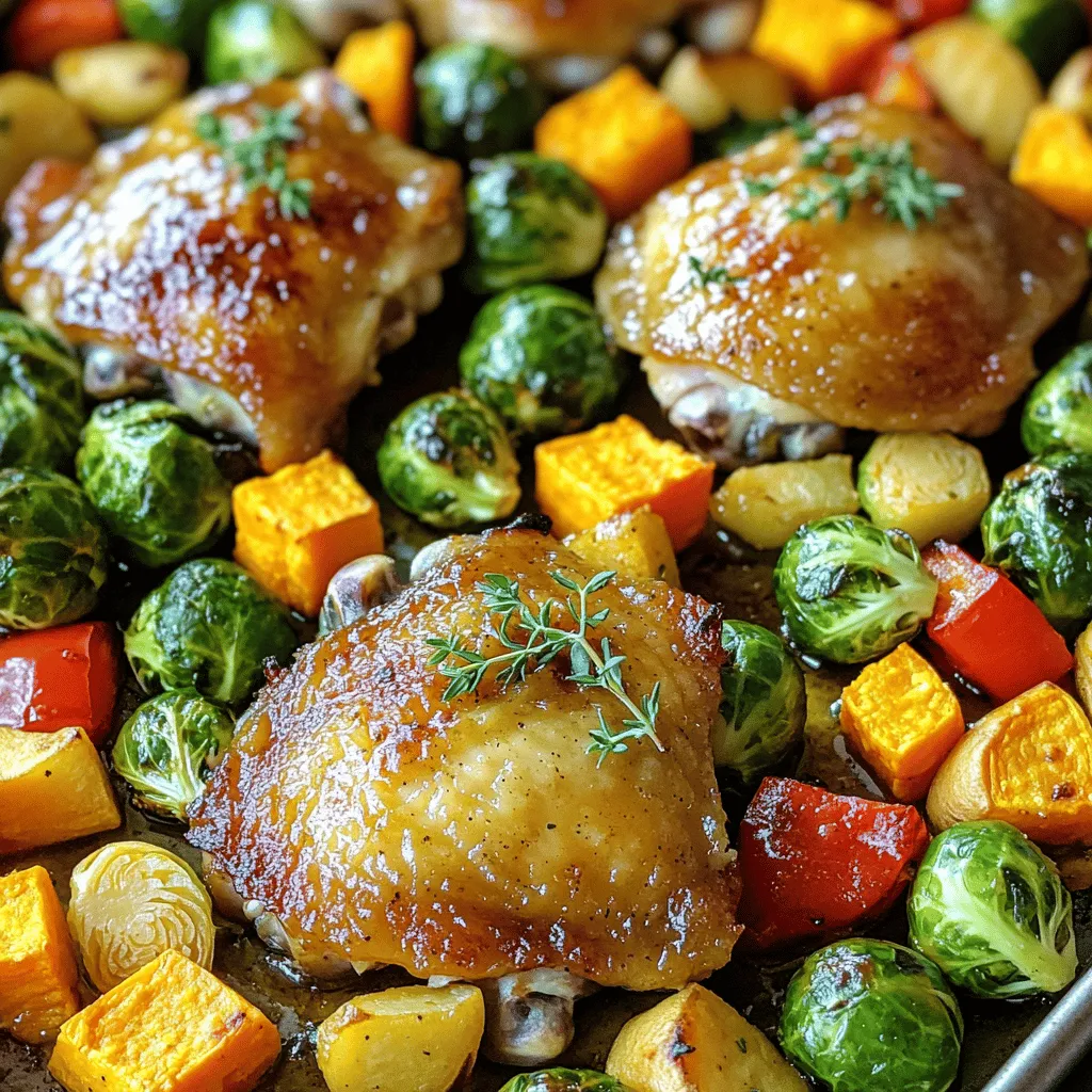 Maple Dijon Sheet-Pan Chicken &#038; Veggies Delight