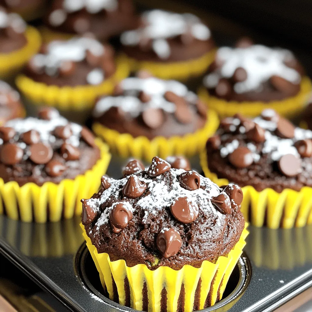 Zucchini Chocolate Chip Muffins Irresistible Recipe