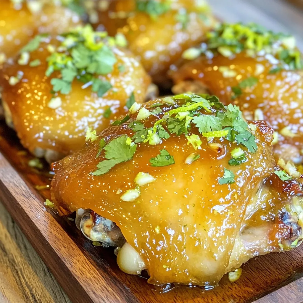 Savory Honey Lime Chicken Thighs in Air Fryer Recipe