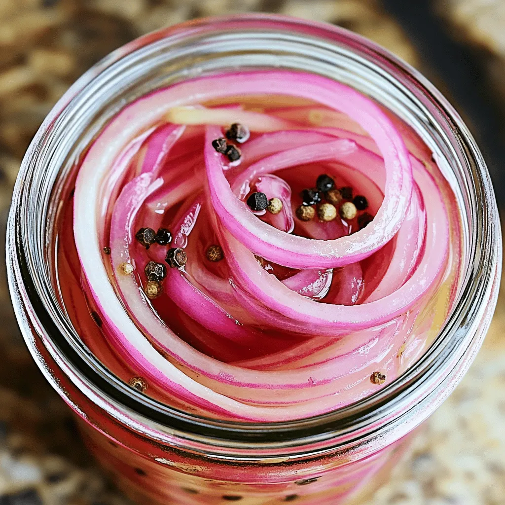 Quick Pickled Red Onions for Fresh Flavor Boost