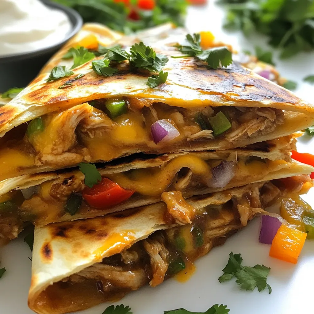 BBQ Chicken Quesadillas Easy and Flavorful Meal