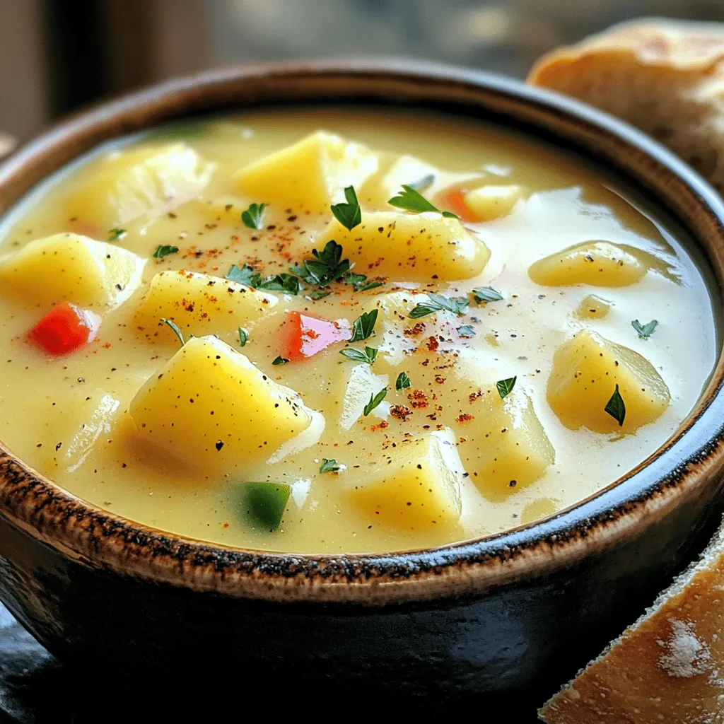 Cajun Potato Soup Hearty and Comforting Dish