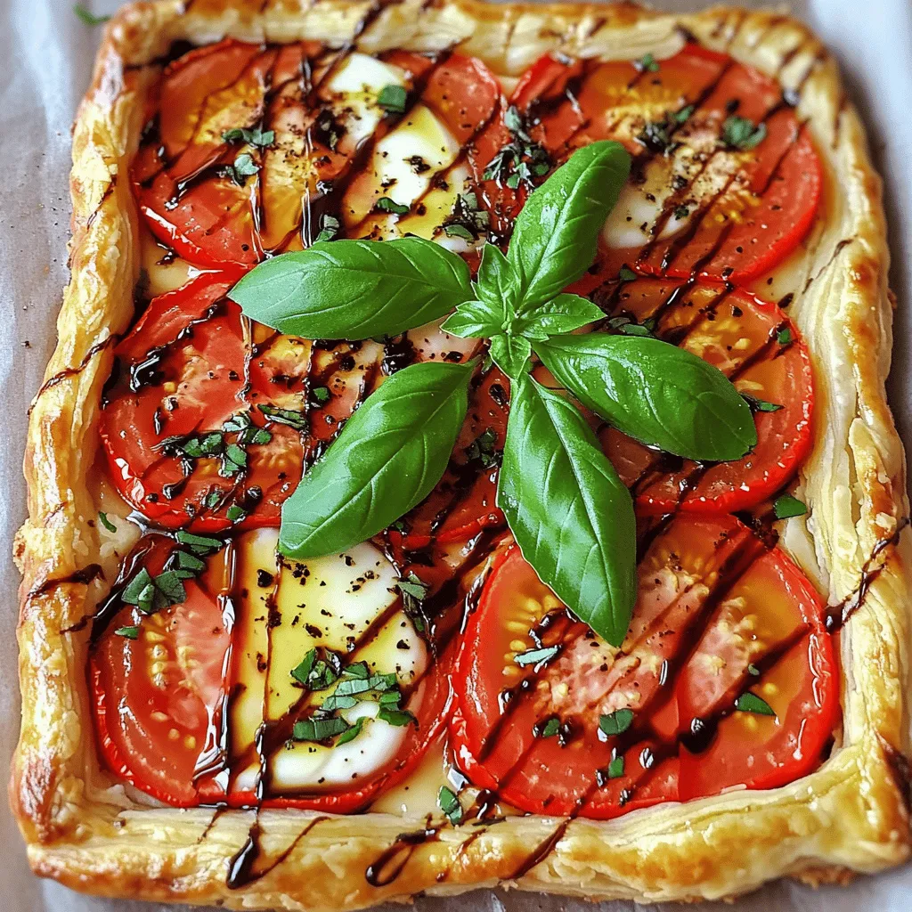 Tomato Mozzarella Basil Tart Delicious and Simple Recipe