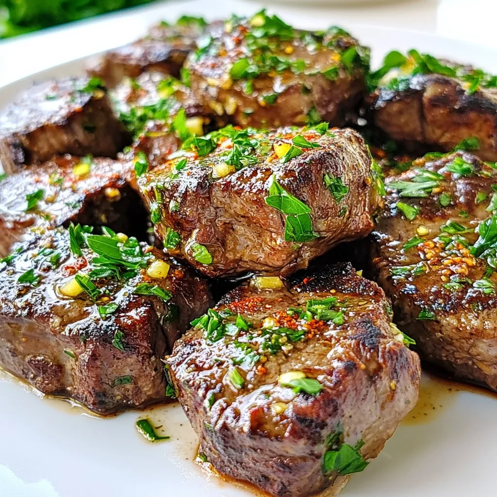 Garlic Butter Steak Bites Savory and Quick Meal