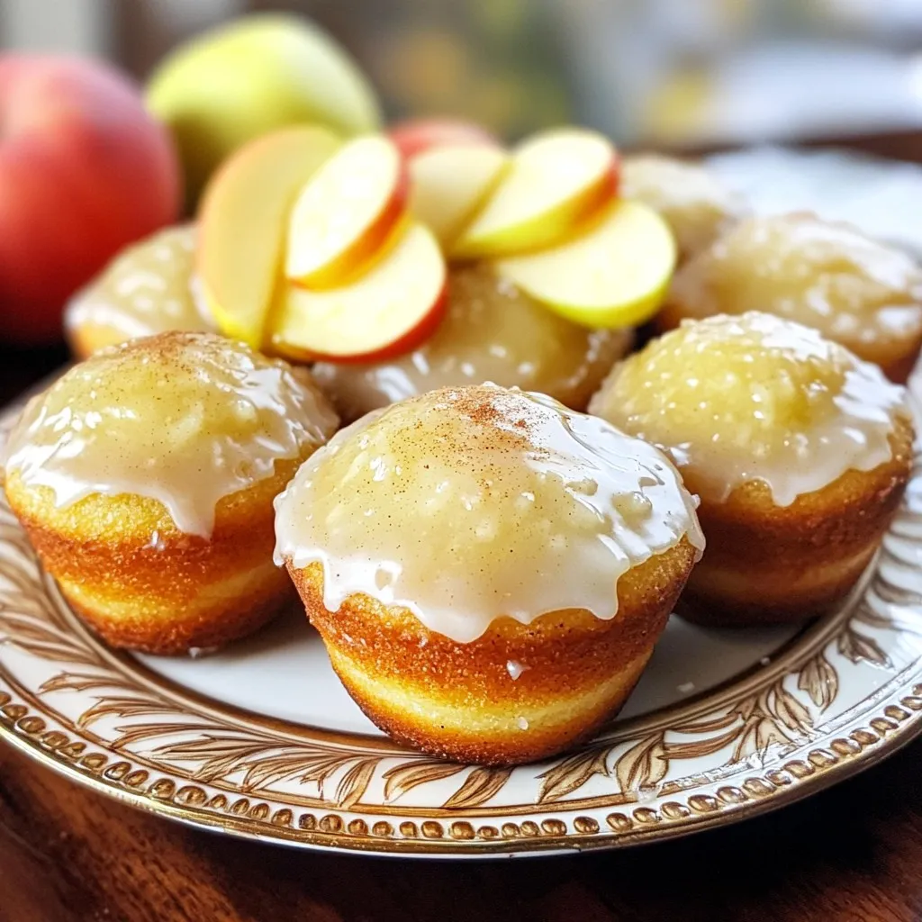 Maple Glazed Apple Cider Donut Muffins Delight