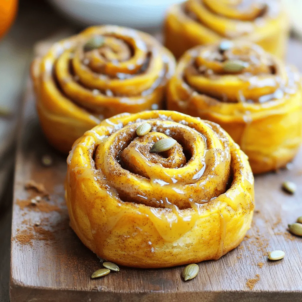 Pumpkin Cinnamon Rolls with Coffee Maple Frosting Delight