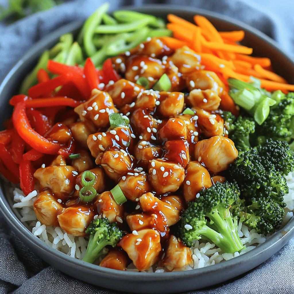 Sweet Chili Chicken Bowl Flavorful and Easy Meal