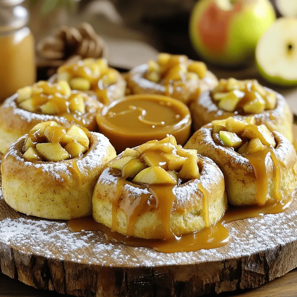 Easy Caramel Apple Cinnamon Rolls Irresistible Delight