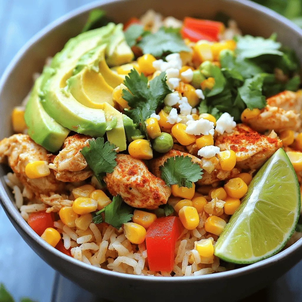 Easy Street Corn Chicken Rice Bowl Recipe Delight