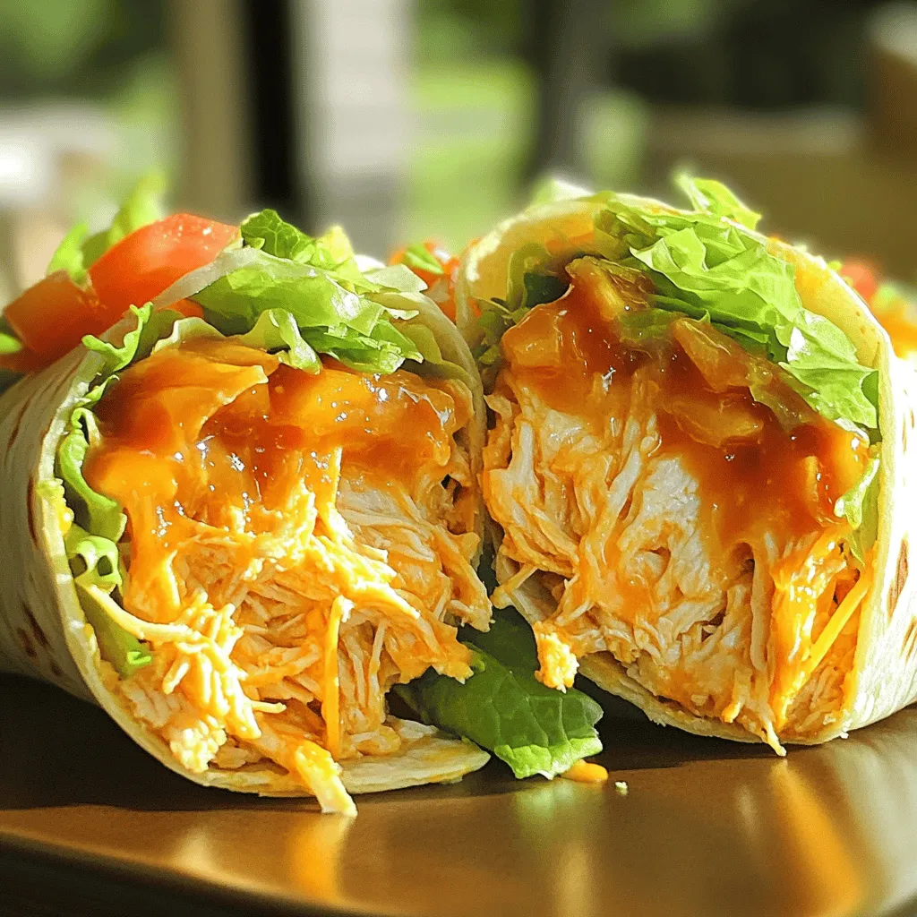 Easy Buffalo Chicken Wrap Flavorful and Quick Meal
