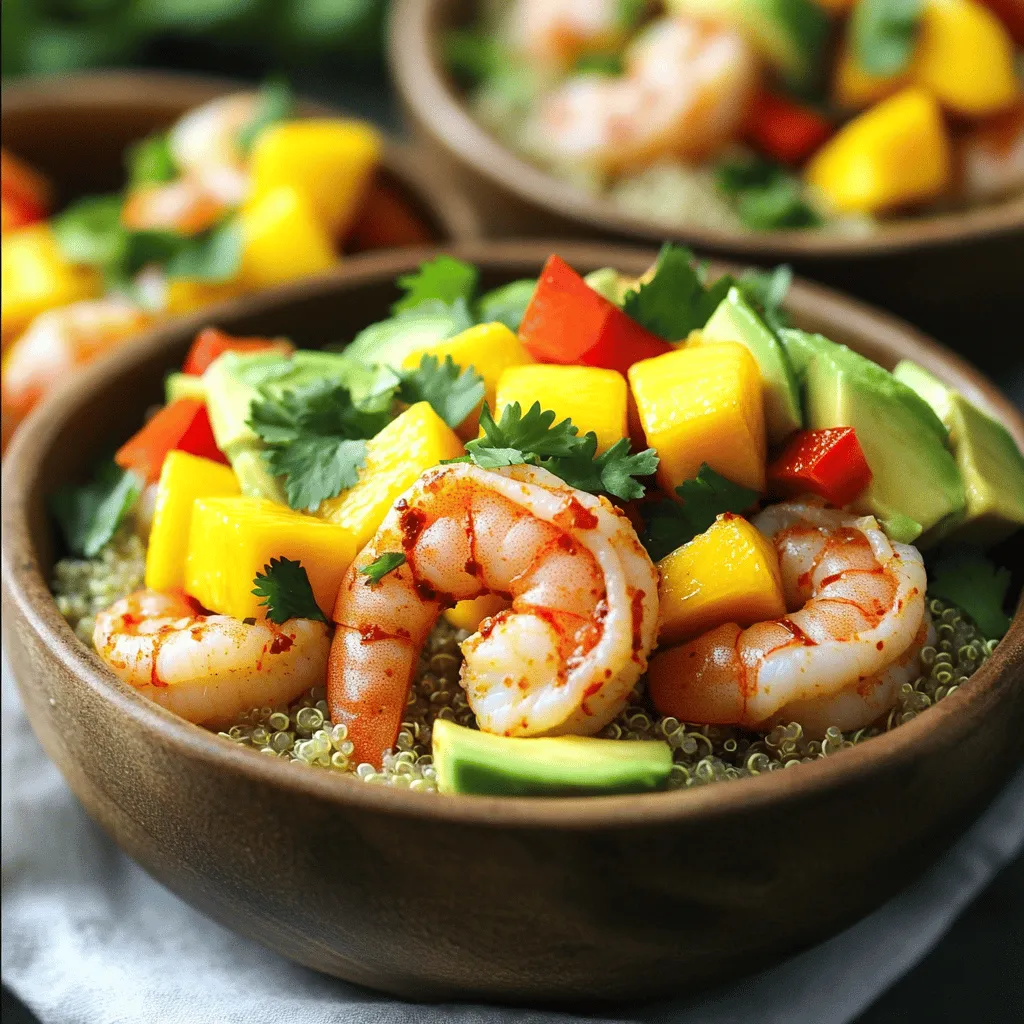 Shrimp Avocado Mango Bowls Flavorful and Fresh Delight