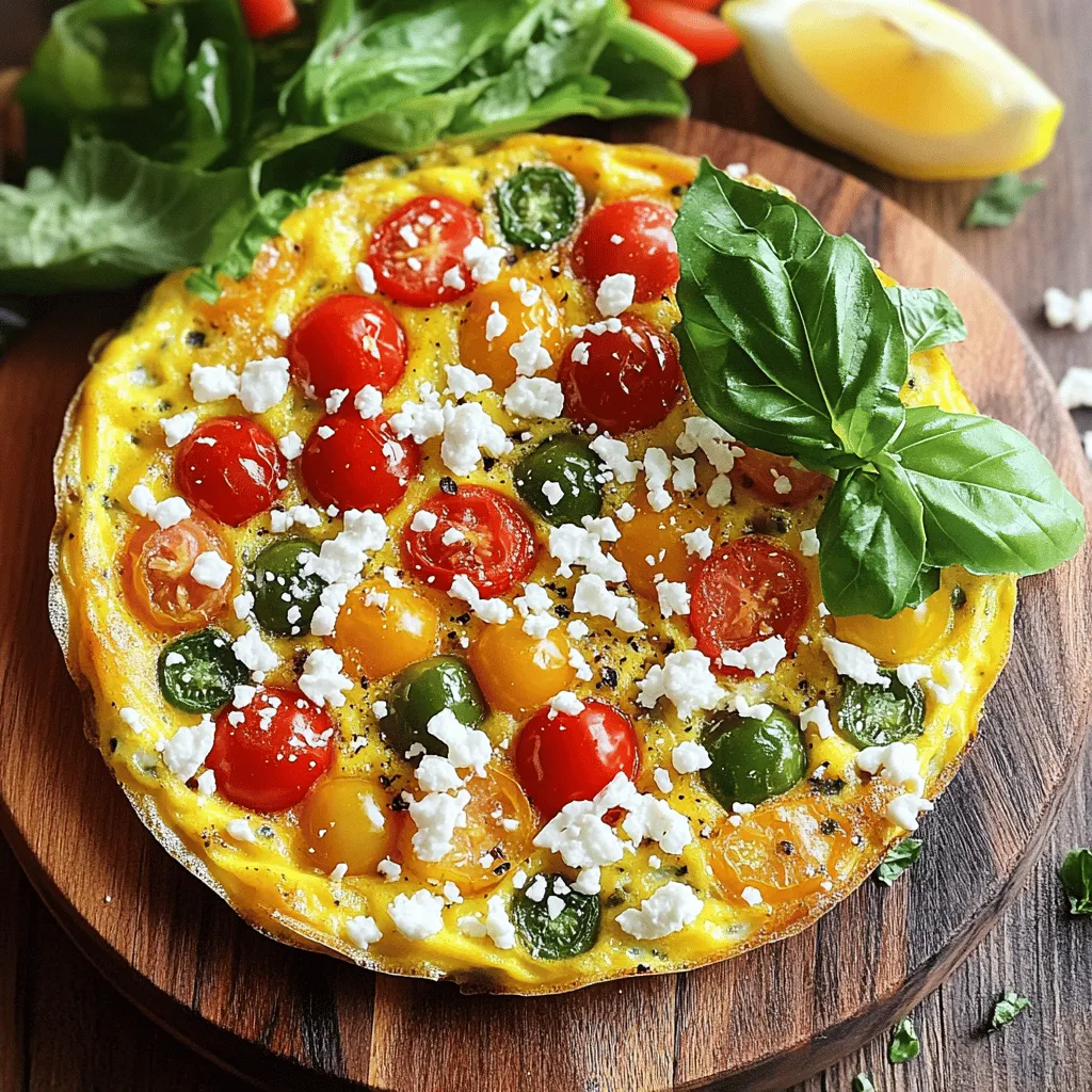 Mediterranean Frittata Flavorful and Simple Dish