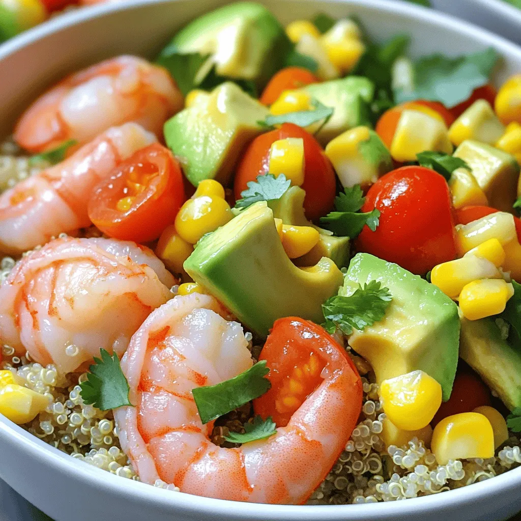Savory Shrimp and Avocado Bowls Quick and Easy Recipe