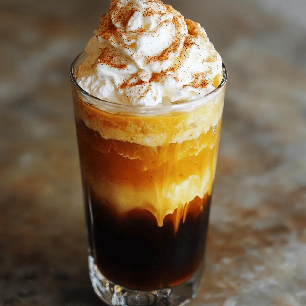 Vegan Pumpkin Cream Cold Brew Tasty Fall Drink