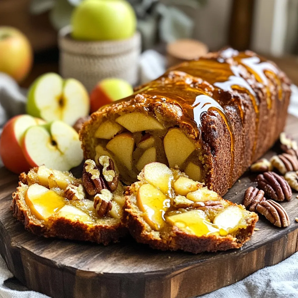 Maple Apple Fritter Loaf Delightfully Easy Recipe