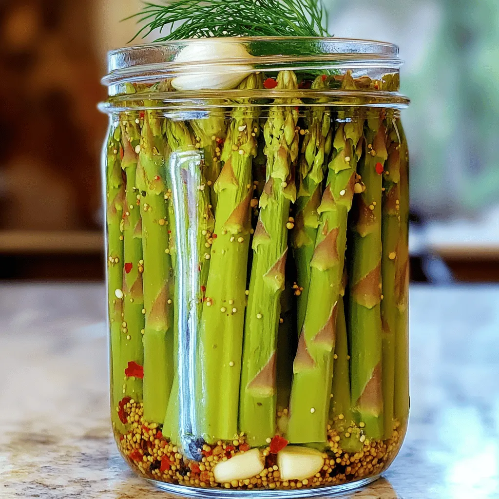 Pickled Refrigerator Asparagus Crunchy and Flavorful Treat