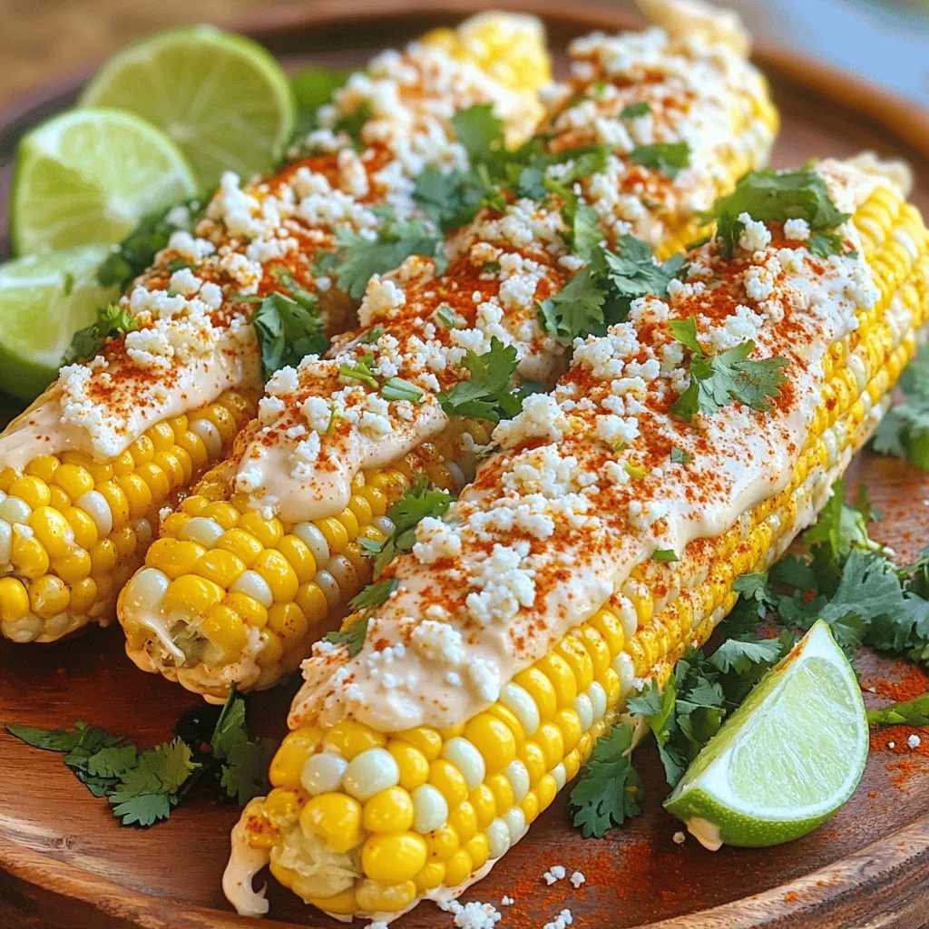 Mexican Street Corn on the Cob Joyful Flavor Delight