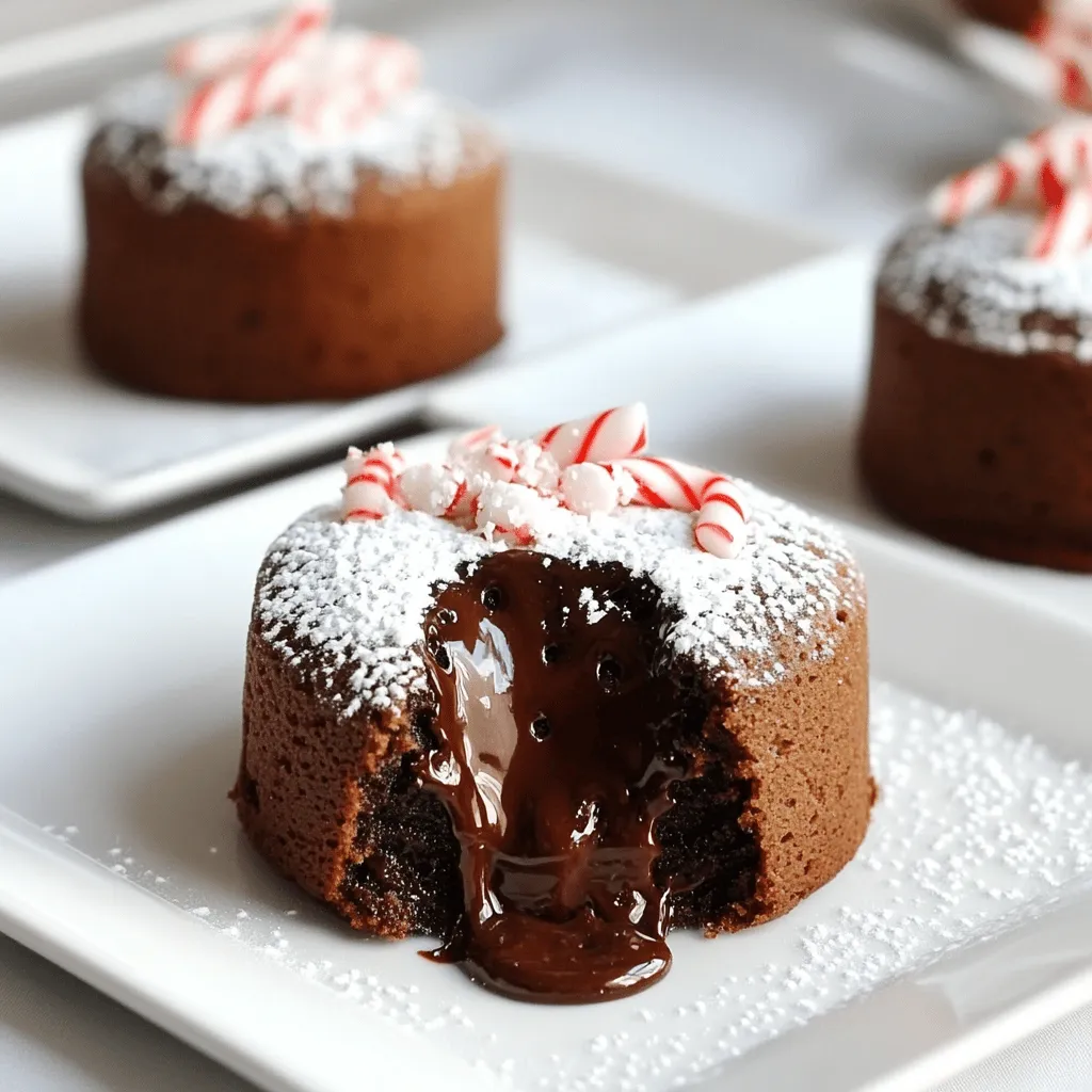 Peppermint Chocolate Lava Cakes Irresistible Delight
