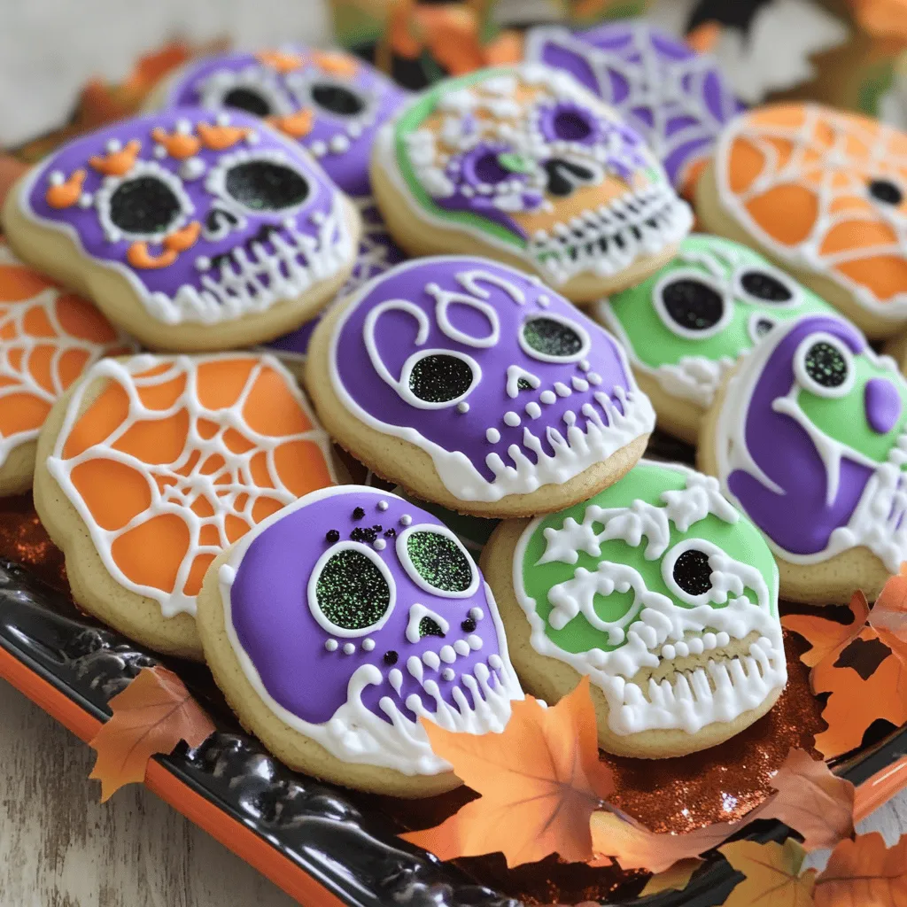 Halloween Cookies Delightfully Spooky Treats