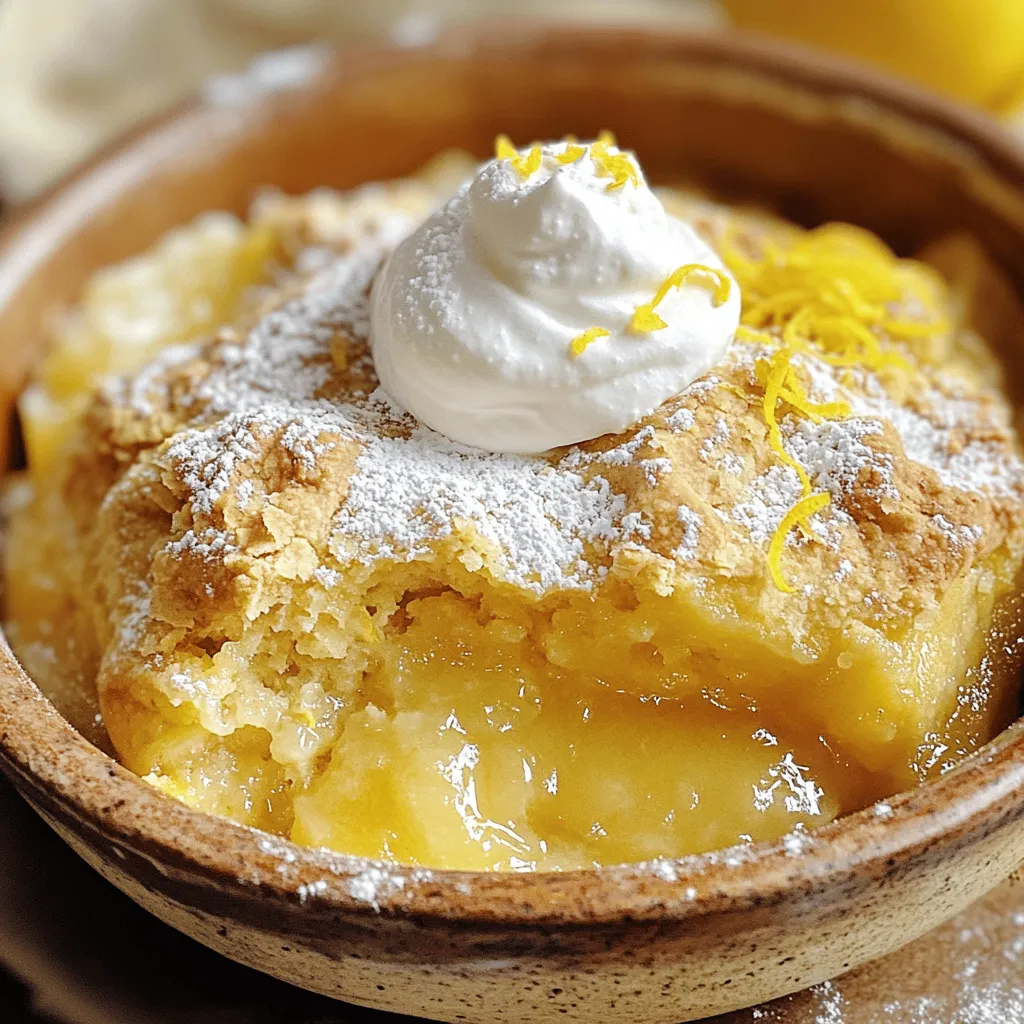 Magic Lemon Cobbler Delightful and Simple Dessert