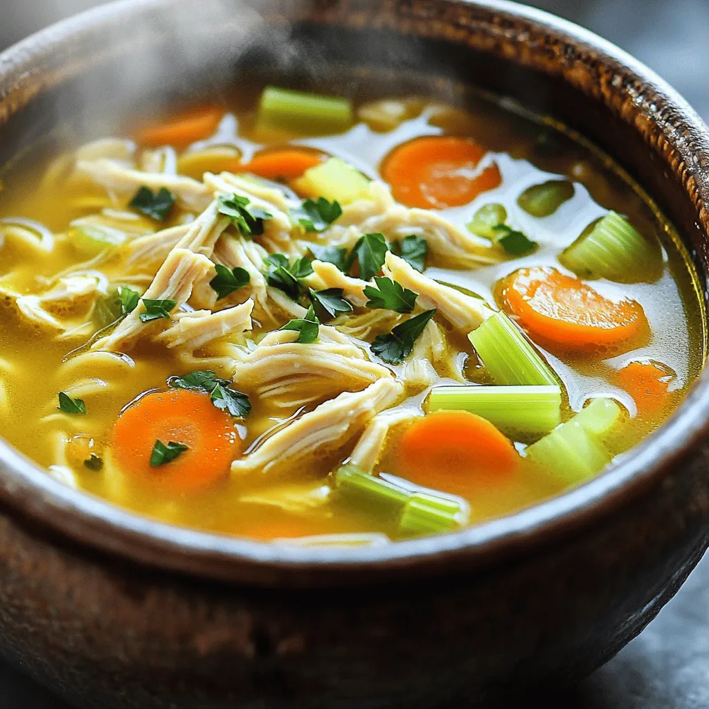 Savory Slow Cooker Chicken Noodle Soup Recipe