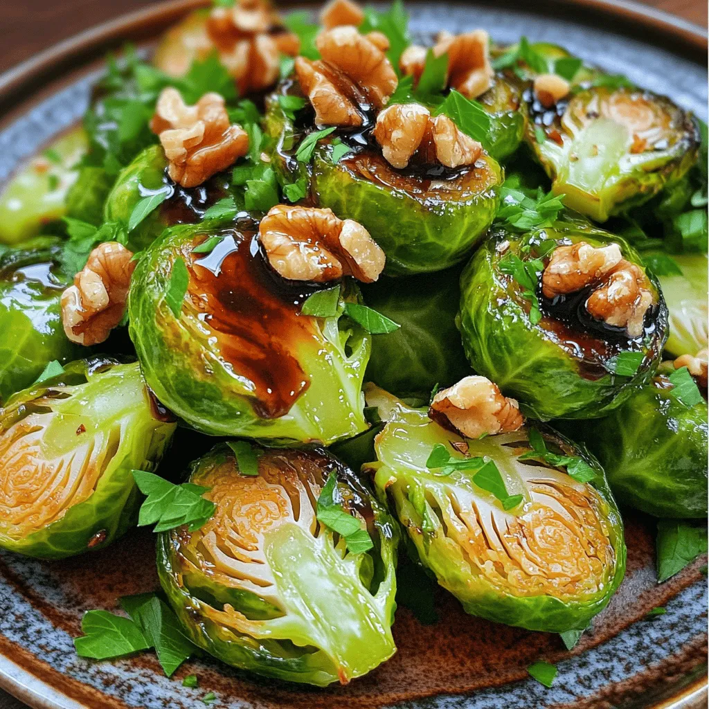 Brussels Sprouts with Balsamic Honey Flavor Boost