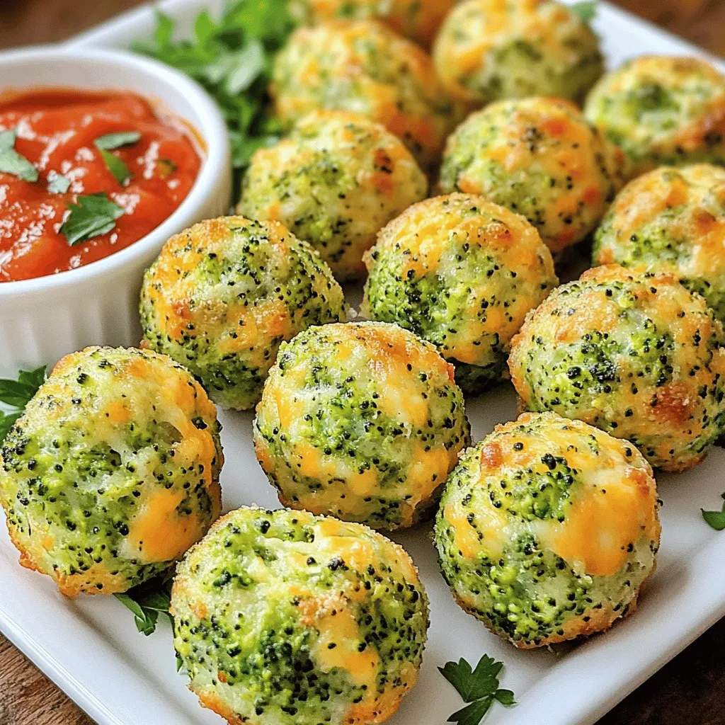 Baked Broccoli Cheese Balls Delicious Flavor Packed Treat