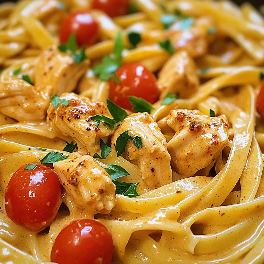 Creamy Cajun Chicken Pasta Tasty Dinner Delight