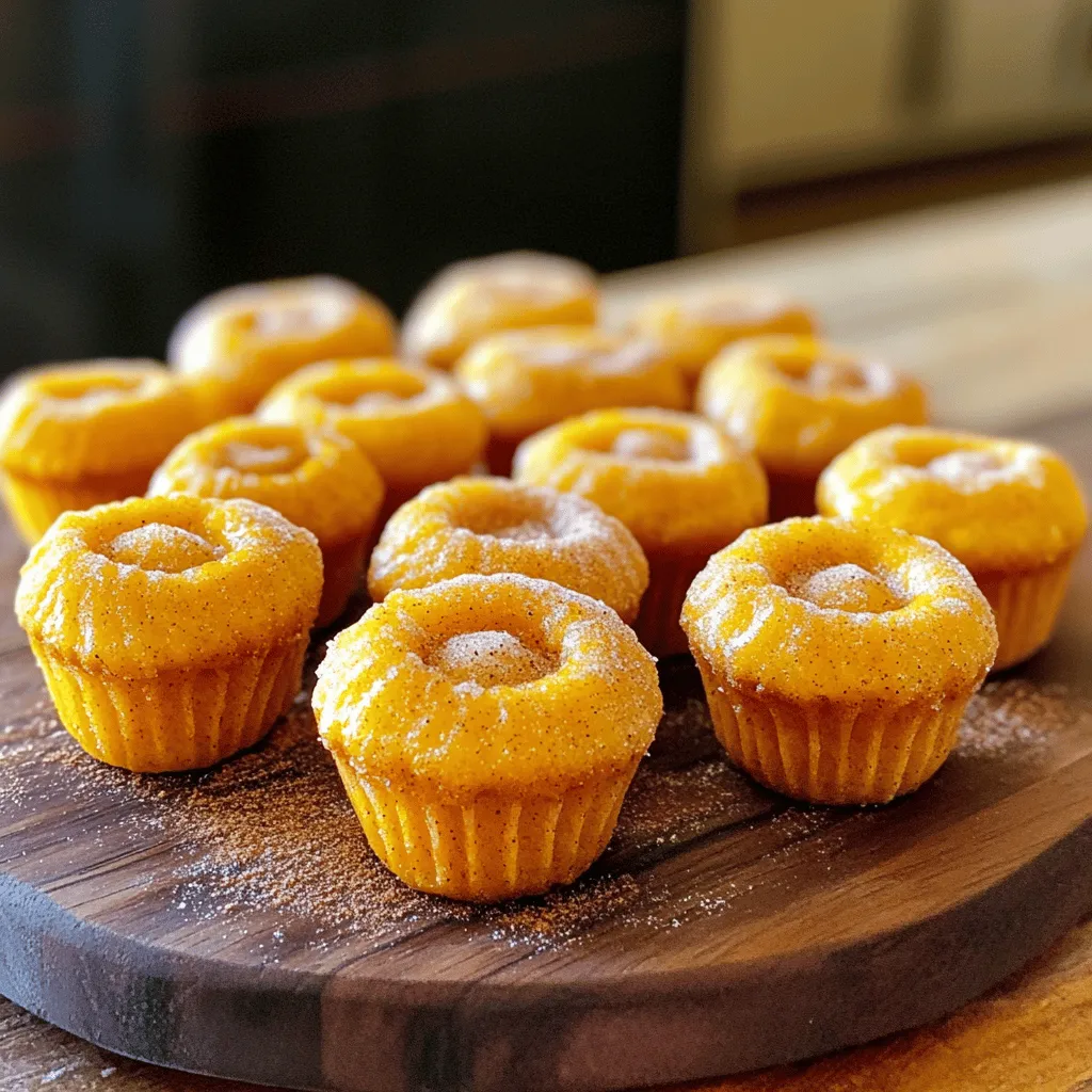 Pumpkin Churro Mini Muffins Tasty and Easy Recipe