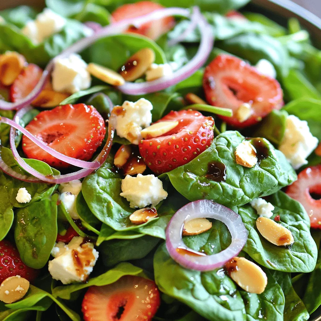 30-Minute Strawberry Spinach Salad Fresh Delight