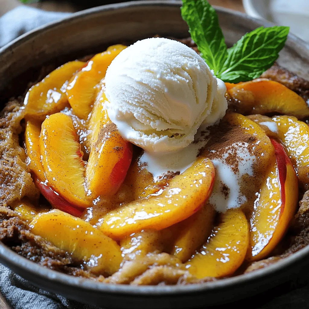 Homemade Peach Cobbler Delightful and Simple Recipe