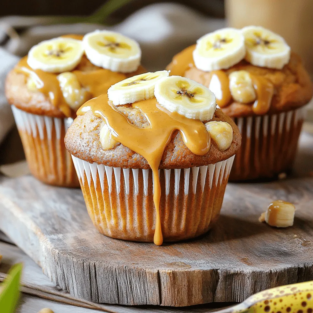 Gluten Free Peanut Butter Banana Muffins Delight