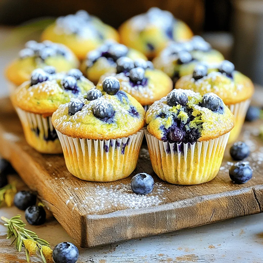Fluffy Blueberry Zucchini Muffins Simple and Tasty Treat