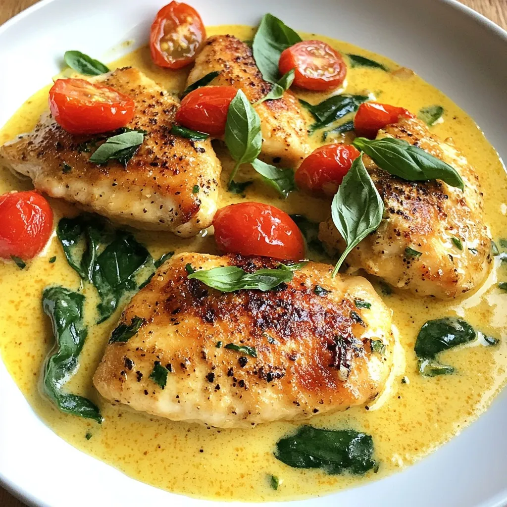 Creamy Garlic Tuscan Chicken Flavorful and Simple Meal