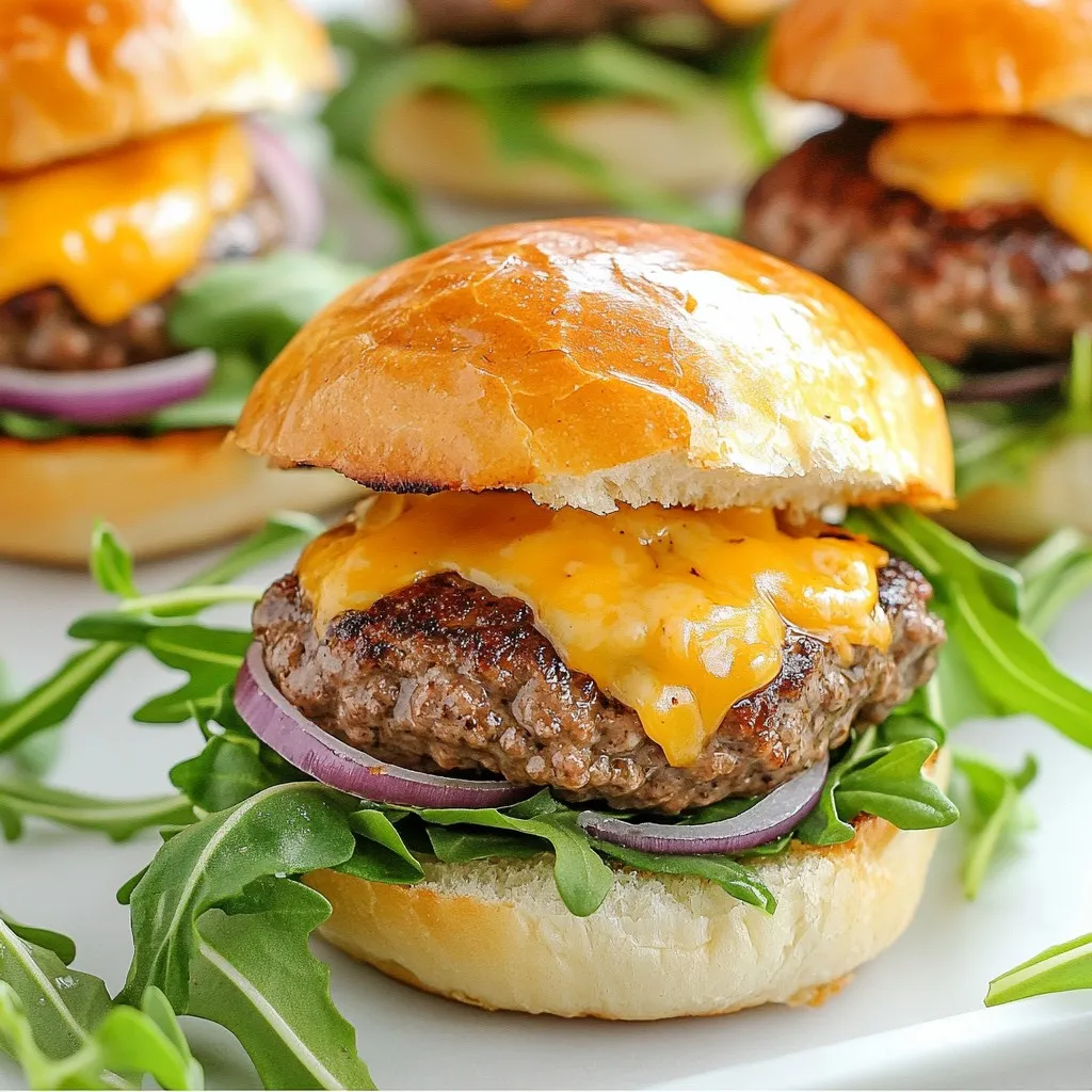 Beef &#038; Cheddar Sliders Quick and Easy Recipe Guide