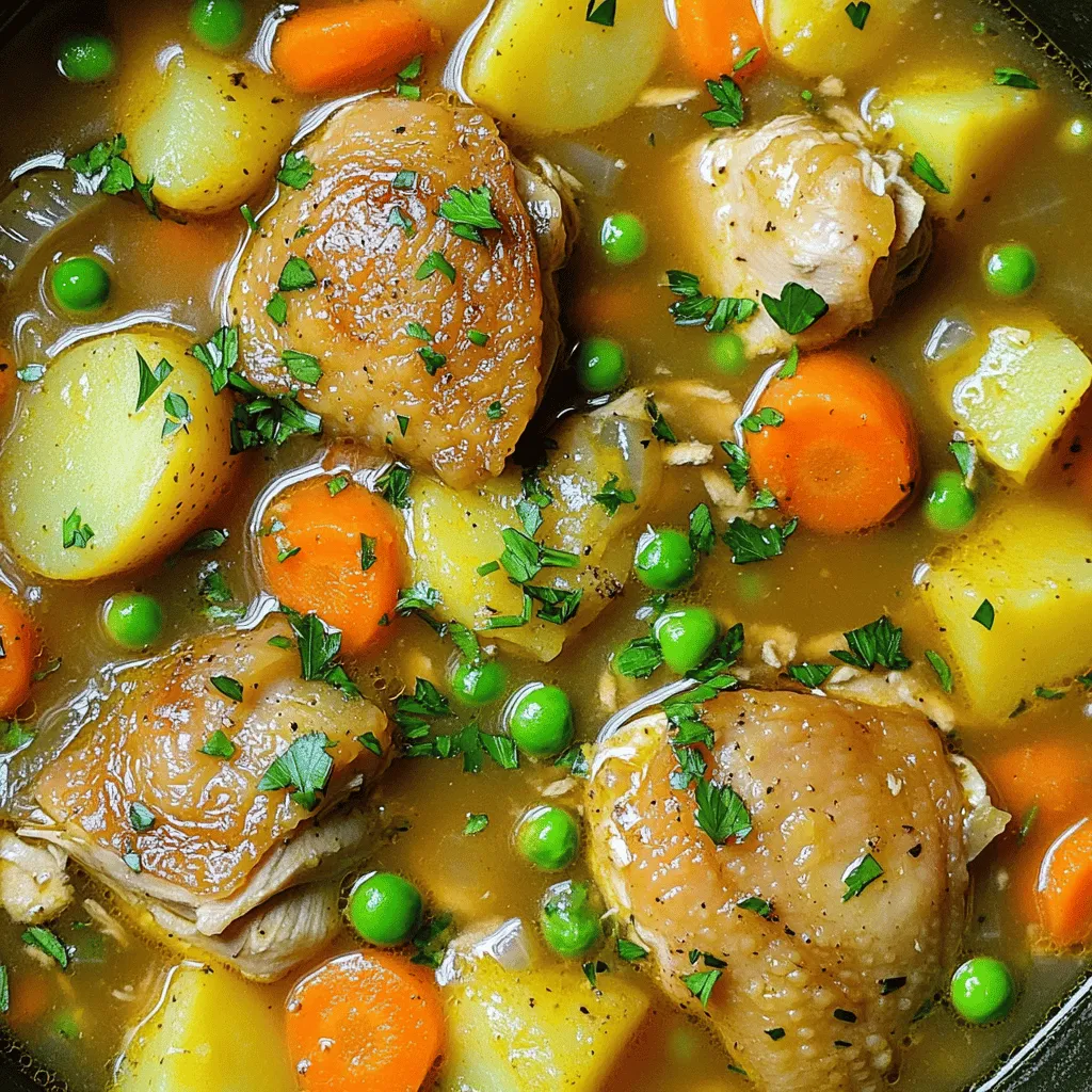 Slow Cooker Chicken Stew Hearty and Flavorful Meal