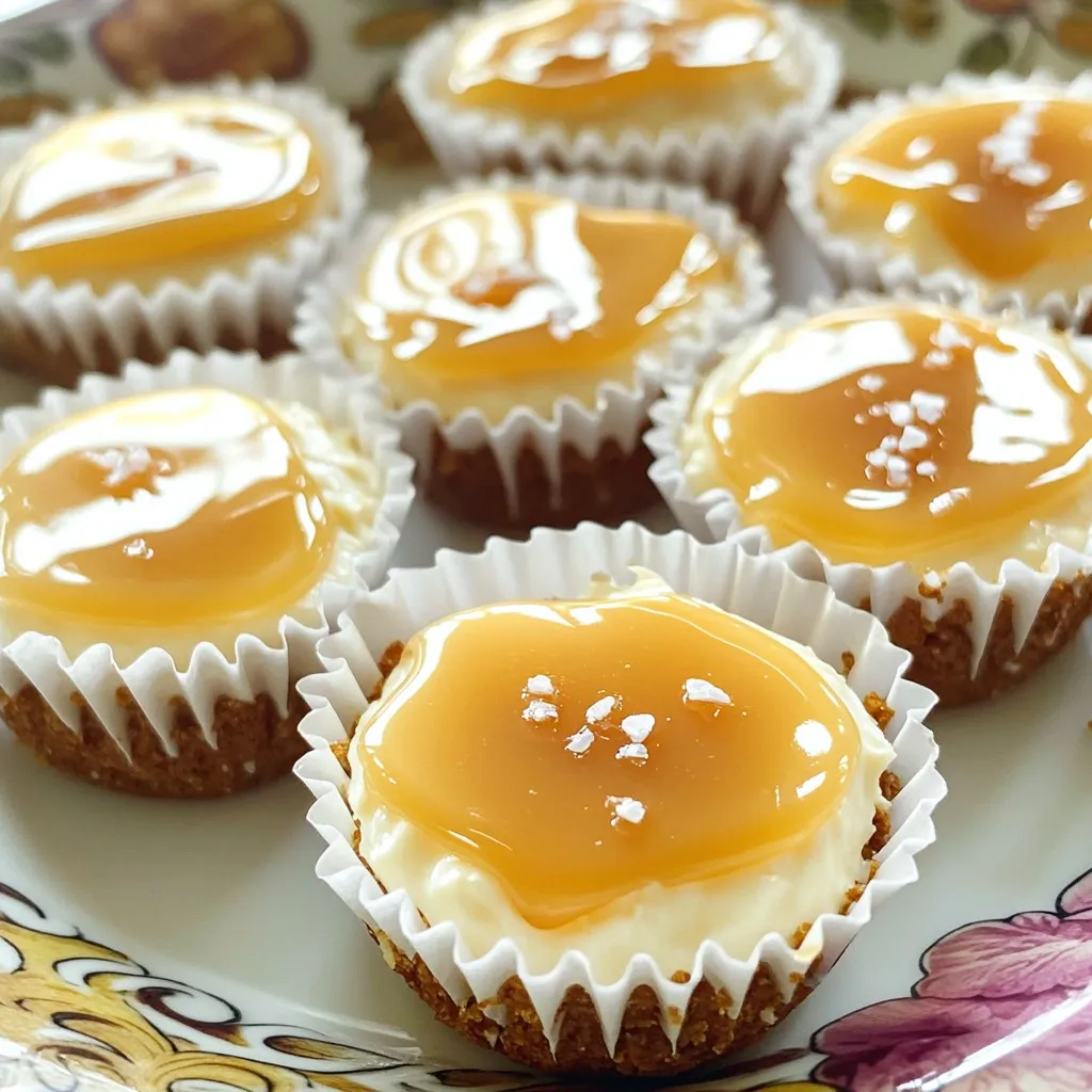 No-Bake Salted Caramel Pretzel Cheesecake Bites Delight