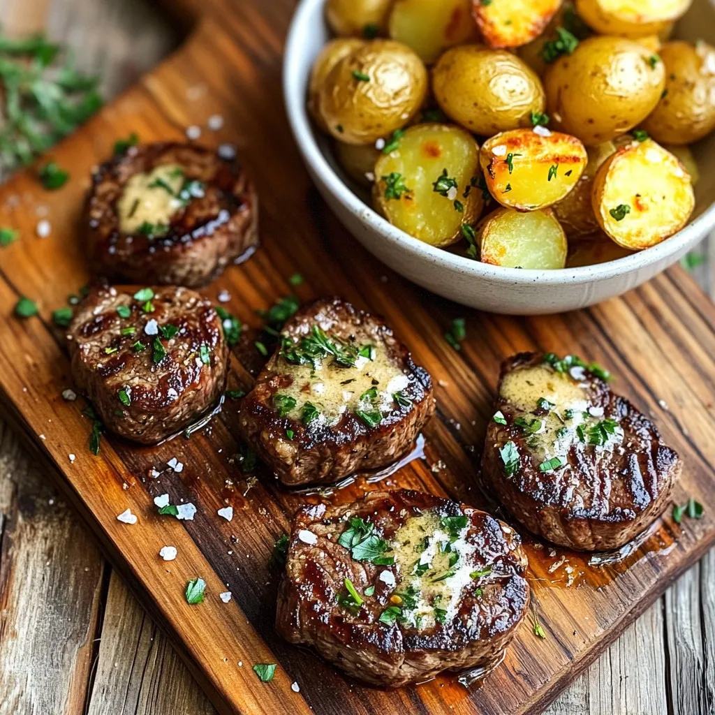 Garlic Butter Steak Bites &#038; Herb Potatoes Flavor Meal