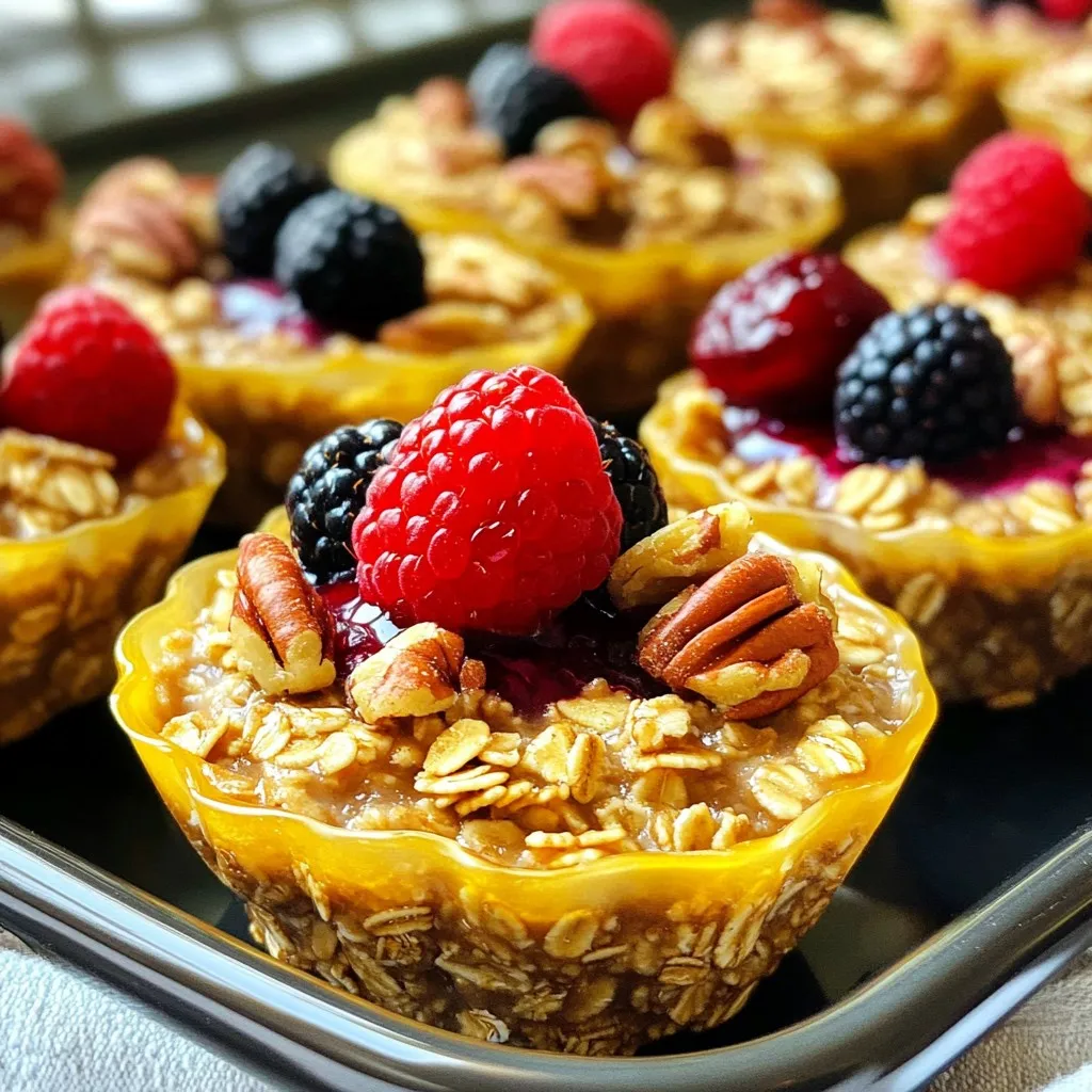 Maple Pecan Oatmeal Cups Tasty and Nutritious Recipe