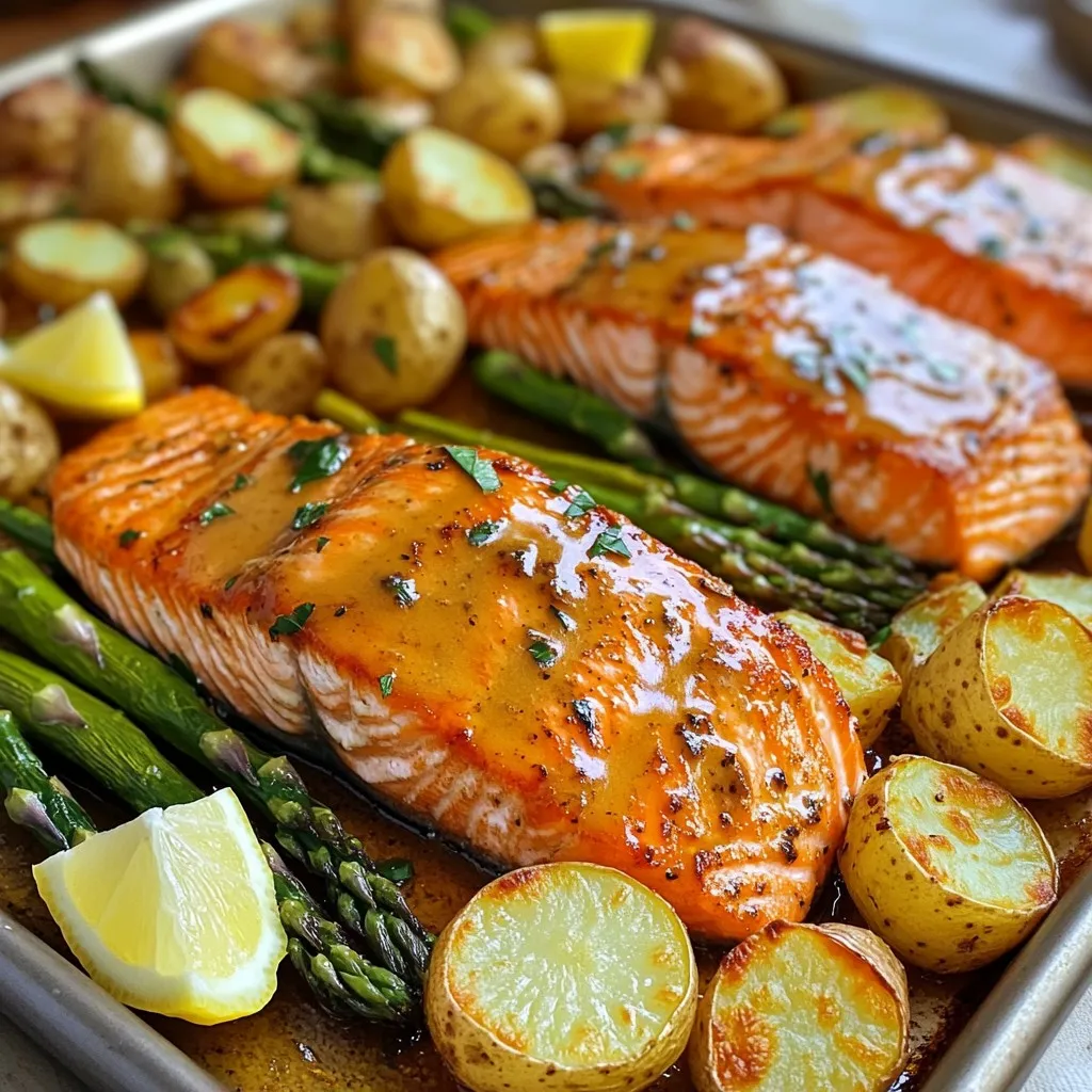Maple Dijon Sheet-Pan Salmon Easy and Flavorful Dish