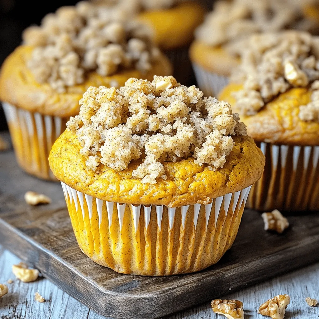 Pumpkin Crumb Muffins Perfect for Fall Baking