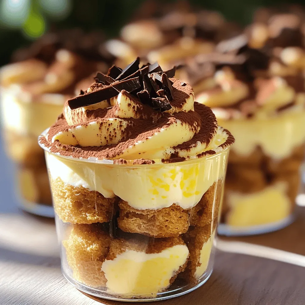 Mini Tiramisu Cups Delightfully Layered Treats